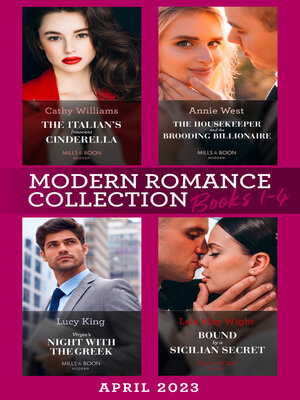 cover image of Modern Romance April 2023 Books 1-4